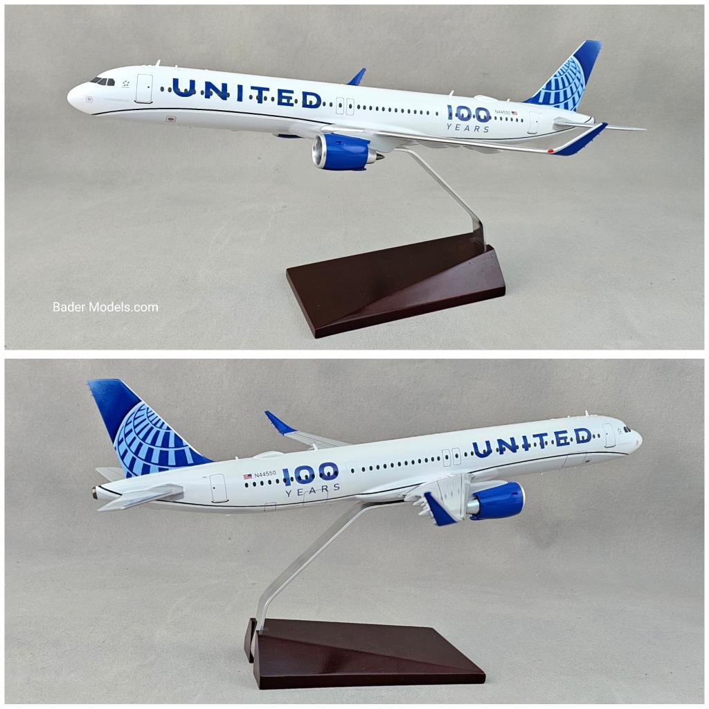United (100th Anniv.) - A321neo - (1:100)